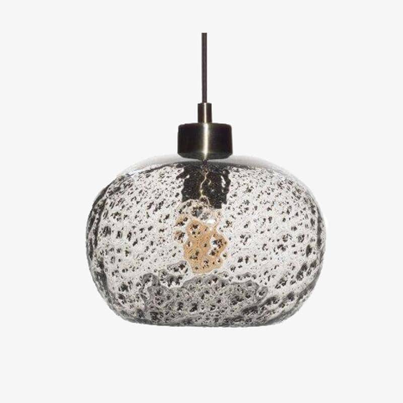 Suspension LED design en verre Life | Marco Lucetti Marron