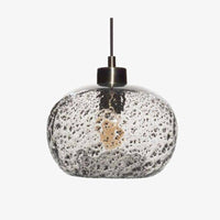 Suspension LED design en verre Life | Marco Lucetti Marron