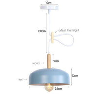 Suspension LED design métal coloré Loft | Marco Lucetti Bleu