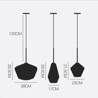 Suspension LED design : Métal et verre variés | Marco Lucetti