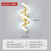Suspension LED Design Moderne | Marco Lucetti Applique dorée / Blanc froid