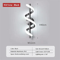 Suspension LED Design Moderne | Marco Lucetti Applique noire / Blanc froid