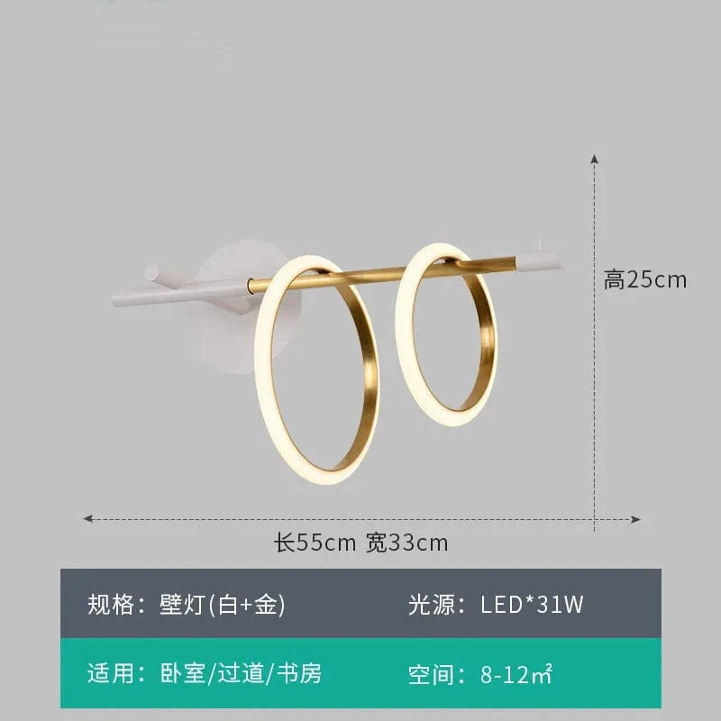 Suspension LED Design Moderne pour une Décoration Intérieure Élégante | Marco Lucetti 2 têtes blanc / Blanc chaud