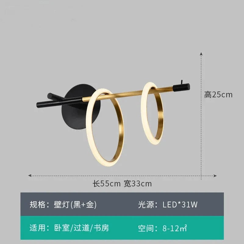 Suspension LED Design Moderne pour une Décoration Intérieure Élégante | Marco Lucetti 2 têtes noires / Télécommande