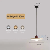 Suspension LED Design Modernité | Marco Lucetti B Beige 30cm