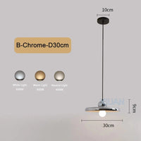Suspension LED Design Modernité | Marco Lucetti B Chromé 30cm