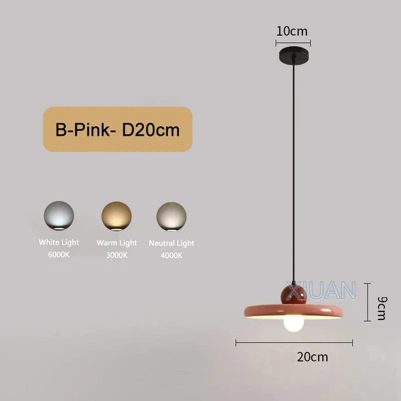 Suspension LED Design Modernité | Marco Lucetti B Rose 20cm