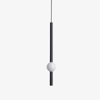 Suspension LED design Mosko | Marco Lucetti Noir / Froide