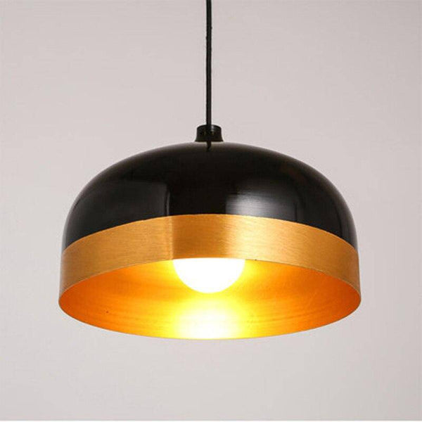 Suspension LED Design Noir Arrondi Loft | Marco Lucetti