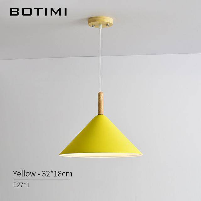 Suspension LED design Nordic en bois et métal. | Marco Lucetti Jaune