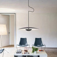 Suspension LED Design Nordique - Grain de bois luminaire suspendu décoratif | Marco Lucetti Noir / D45CM / Blanc chaud