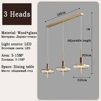 Suspension LED Design Nordique Moderne et Créatif pour Intérieur - Style Scandinavian Lighting | Marco Lucetti 3 tête