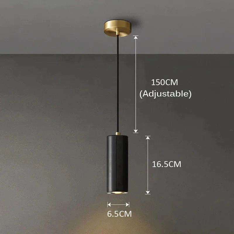 Suspension LED Design Nordique Wabi Sabi Décoratif | Marco Lucetti Cercle noir