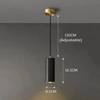 Suspension LED Design Nordique Wabi Sabi Décoratif | Marco Lucetti Cercle noir