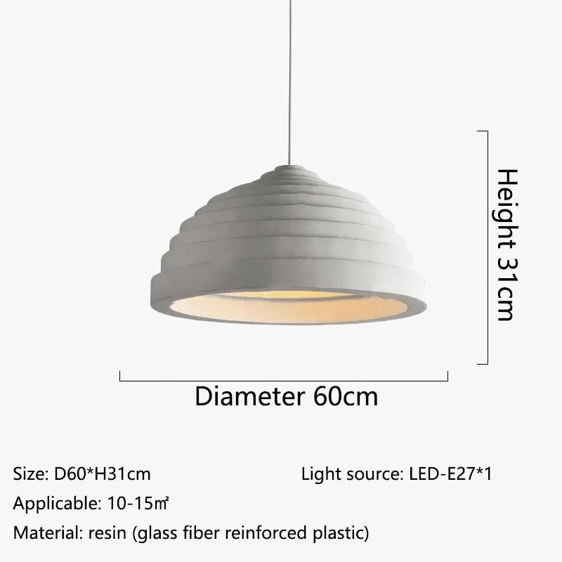Suspension Led | Design Nordique Wabi-Sabi | Marco Lucetti