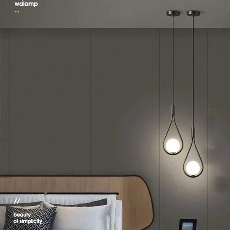 Suspension LED design pour intérieur avec cordon G9 | Marco Lucetti