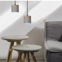 Suspension LED design rétro grise Settember | Marco Lucetti