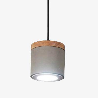 Suspension LED design rétro grise Settember | Marco Lucetti