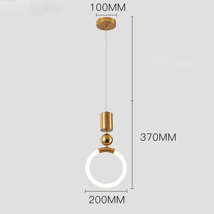 Suspension LED Design Scandinave Moderne Etanche | Marco Lucetti B / Jaune clair