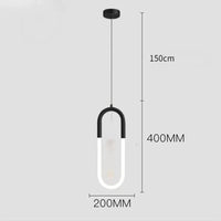 Suspension LED Design Scandinave Moderne Etanche | Marco Lucetti C Noir / Jaune clair