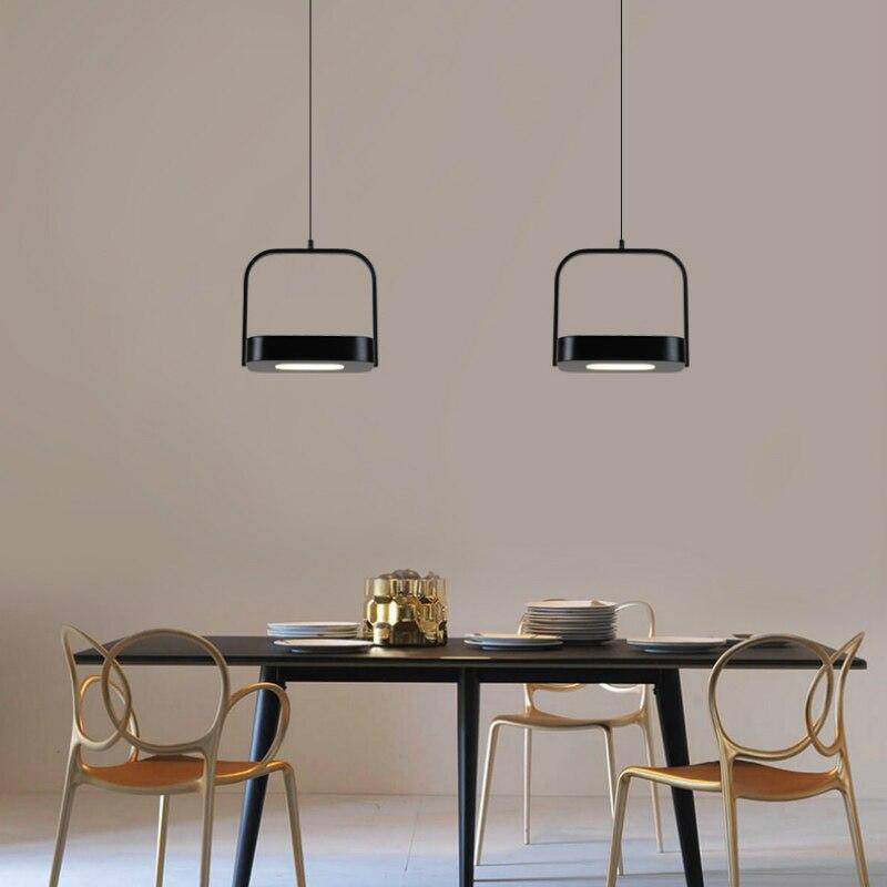 Suspension LED design Shadow aux bords ronds | Marco Lucetti
