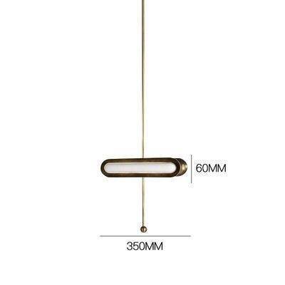 Suspension LED design Shining - Métal arrondi | Marco Lucetti 1 lampe - Horizontal