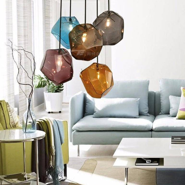 Suspension LED design "Stone Glass" | Marco Lucetti