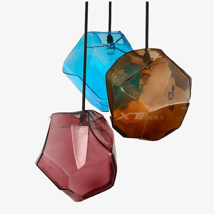 Suspension LED design "Stone Glass" | Marco Lucetti