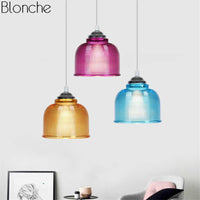 Suspension LED Design Verre Coloré | Marco Lucetti