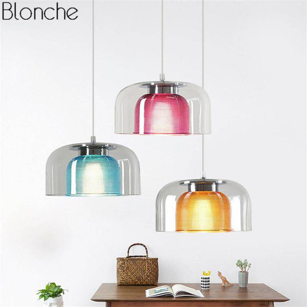 Suspension LED Design Verre Coloré | Marco Lucetti
