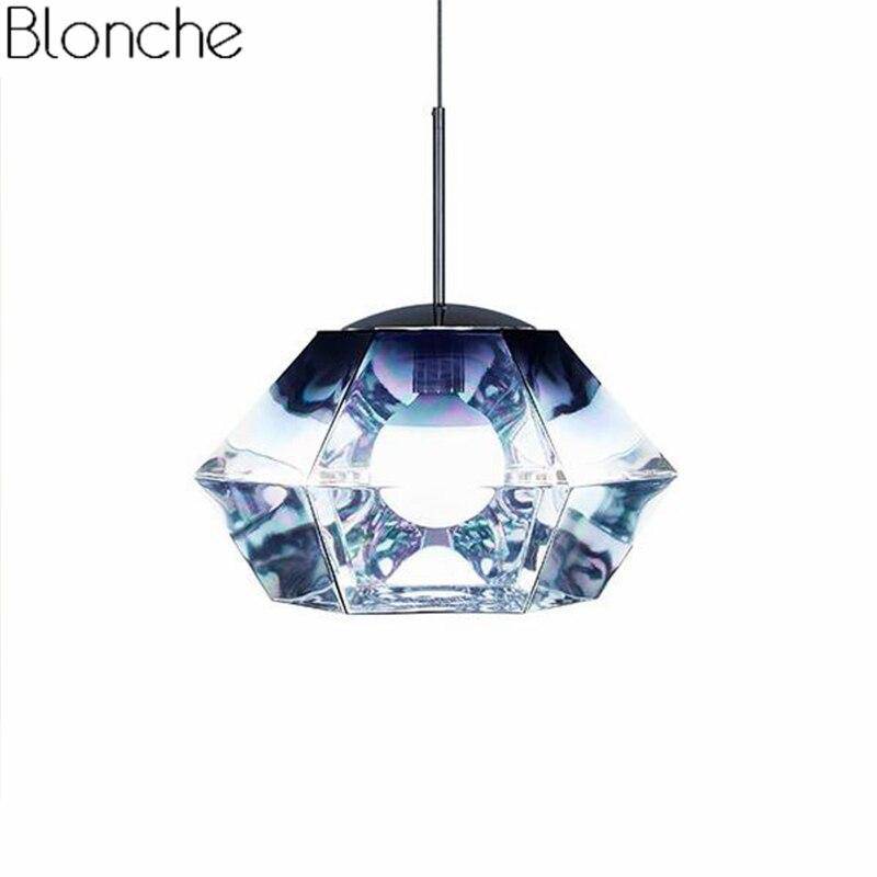 Suspension LED Diamond en verre - Design Géométrique | Marco Lucetti