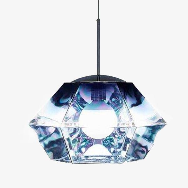 Suspension LED Diamond en verre - Design Géométrique | Marco Lucetti