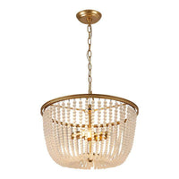 Suspension LED dorée "Crystal Luxe" | Marco Lucetti