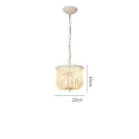 Suspension LED dorée "Crystal Luxe" | Marco Lucetti 22 x 19cm