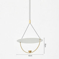 Suspension LED dorée : Fly Design | Marco Lucetti