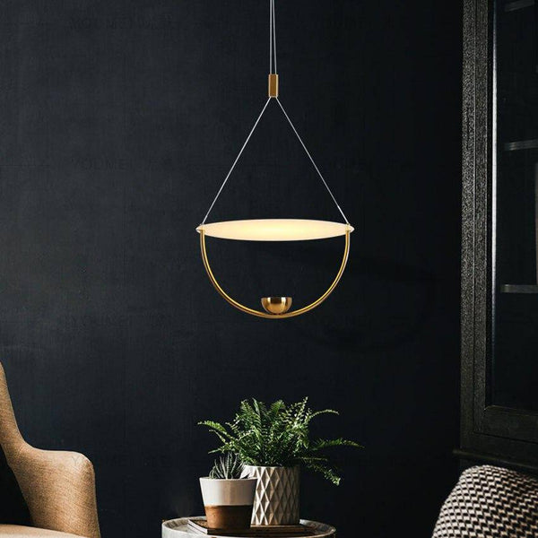 Suspension LED dorée : Fly Design | Marco Lucetti