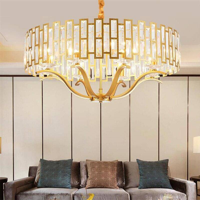 Suspension LED dorée Hôtel Luxe | Marco Lucetti