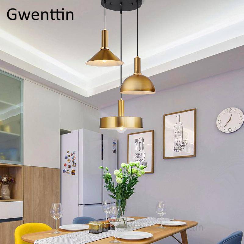 Suspension LED dorée - Loft Design | Marco Lucetti