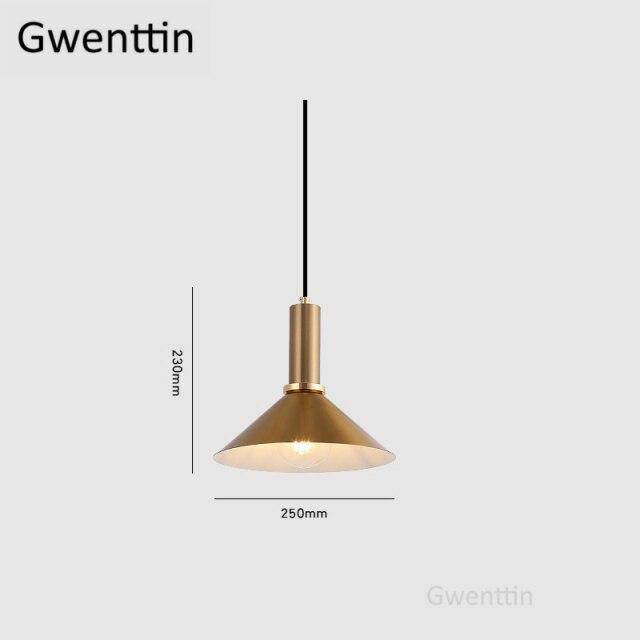 Suspension LED dorée - Loft Design | Marco Lucetti A