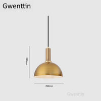 Suspension LED dorée - Loft Design | Marco Lucetti B