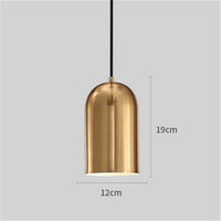 Suspension LED Dorée Loft | Marco Lucetti 12cm