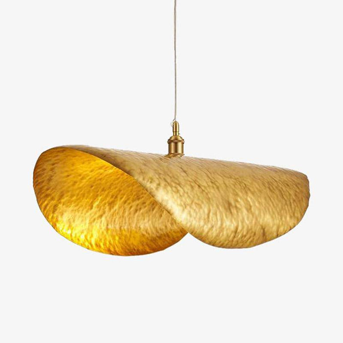 Suspension LED Dorée Lotus | Marco Lucetti