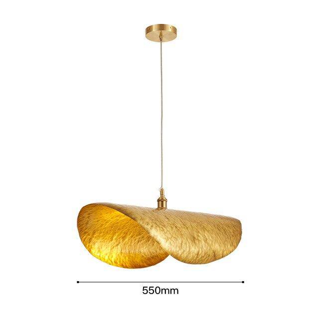Suspension LED Dorée Lotus | Marco Lucetti 45cm / Froide