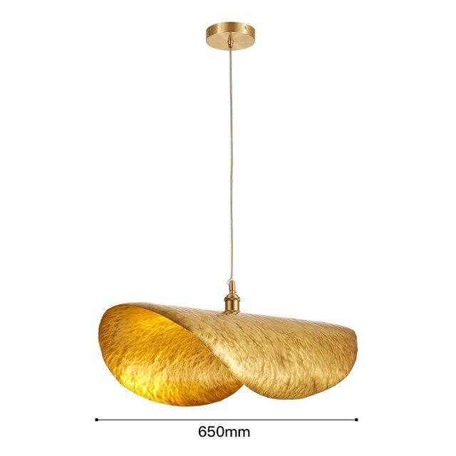 Suspension LED Dorée Lotus | Marco Lucetti 65cm / Froide