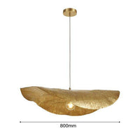 Suspension LED Dorée Lotus | Marco Lucetti 80cm / Froide