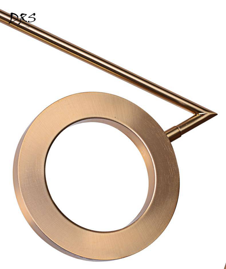 Suspension LED Dorée Rondelle | Marco Lucetti