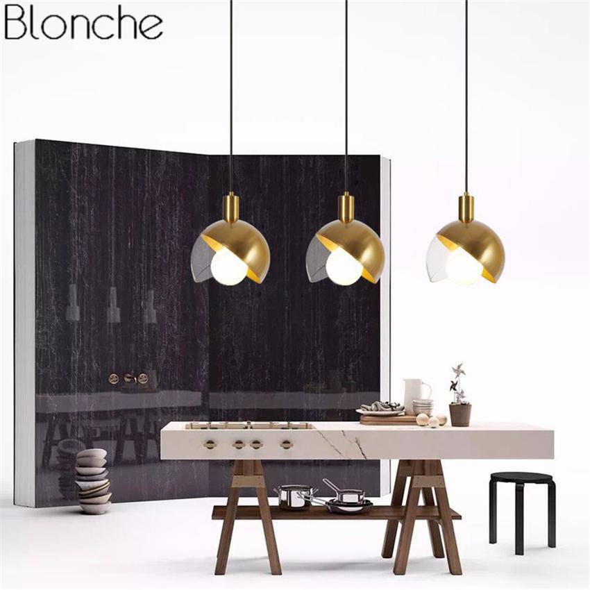 Suspension LED dorée style chic Greedy | Marco Lucetti
