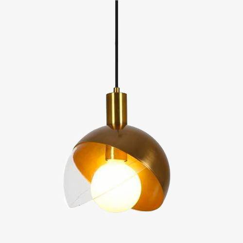 Suspension LED dorée style chic Greedy | Marco Lucetti