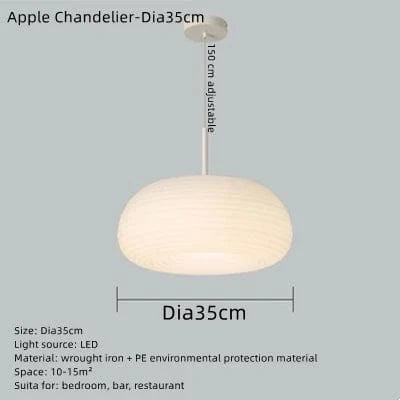 Suspension LED Eco-Design Minimaliste Moderne | Marco Lucetti Lustre-Dia35cm / Gradation à distance