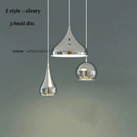 Suspension LED élégante à triple tête | Marco Lucetti Style E -3 têtes dis / Blanc froid